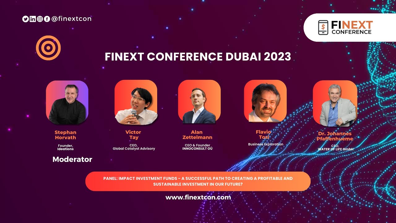 FiNext Conference Dubai 2023 Panel Impact Investment Funds YouTube