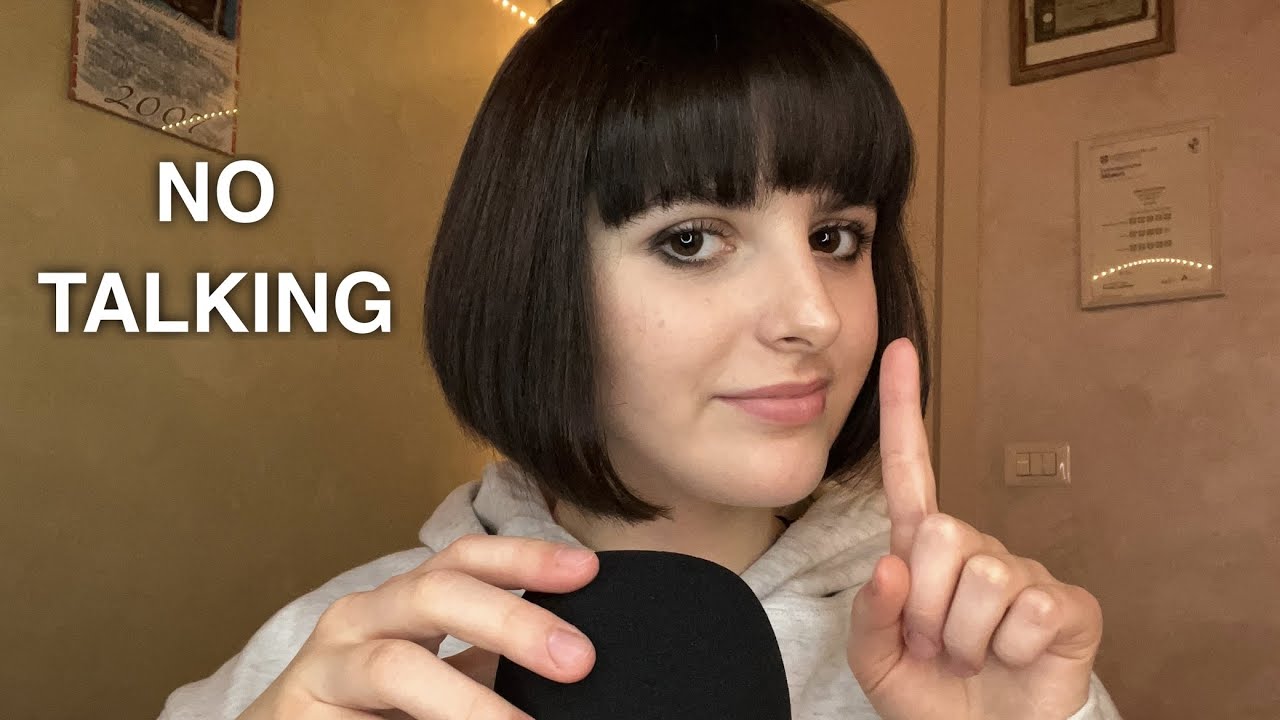 ASMR Mic Scratching with Foam Cover🎙️🧽 (NO TALKING)