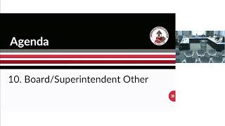 Regular Board Meeting May 21, 2026