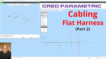Creo Parametric - Cabling Flat Harness (Part 2)