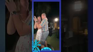 Dancing at Sandals Montego Bay