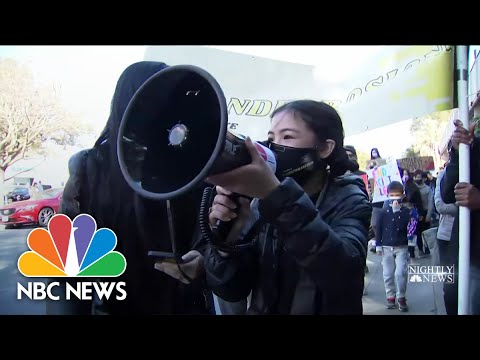 Activists Denounce Increase In Hate Crimes Against Asian Americans - NBC Nightly News.
