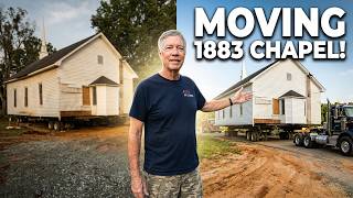 Terry Herndon on lifting and moving original 1883 New Salem Chapel - 7.29.26