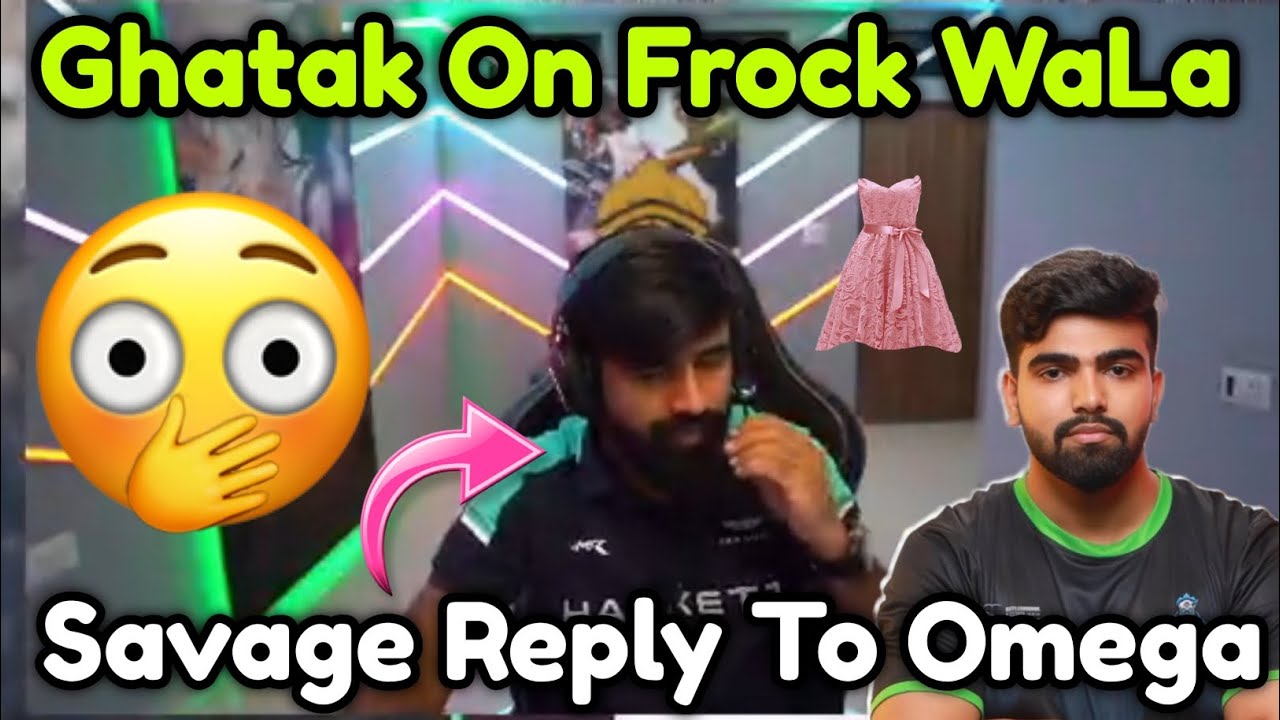 Ghatak Savage Reply To Omega On Calling Frock Wala To Jonathan 🤔