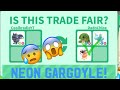 I traded my brand new neon gargoyle for a mega win  win trades