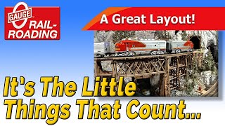 O Gauge Layout: It's The Little Things That Count