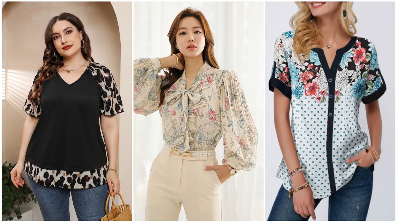 Fashion 2026 PRETTY BLOUSES 100 Ideas for pretty blouses Casual MODELS 25/26 #fashion #shirts #style