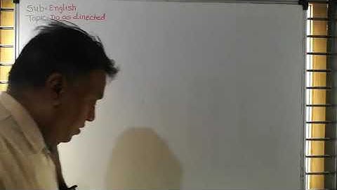 class 12 com g.m ll sub: Eng ll Grammar-do as directed ll revision ll part-2 by Radheshyam sir