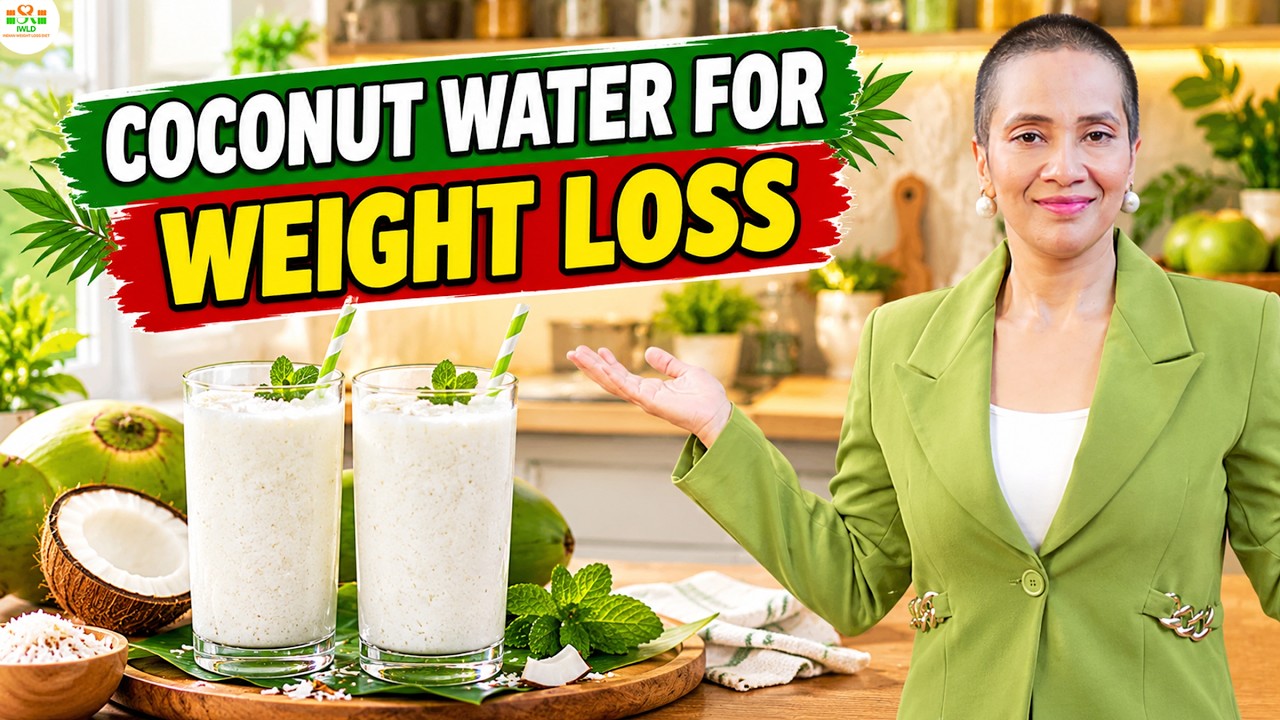 Coconut Water for Weight Loss | Diet Smoothie Recipes | Milk Shake Recipe | Indian Drink By Richa