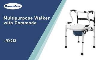 KosmoCare Multipurpose Walker with Commode - Features (RX213)