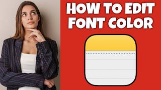 How To Edit Font Color On Notes App (Mac) | Step By Step Guide - Notes App Tutorial How To Edit Text Font On Notes App Mac Step By Step Guide Notes App Tutorial