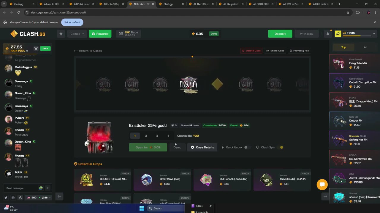 CLASH.GG CASES FOR BIG PROFITS [2025]