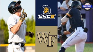 #1 Wake Forest vs UNCG Highlights | 2023 College Baseball Highlights