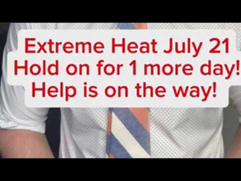 Tuesday last day of extreme heat; relief is on the way