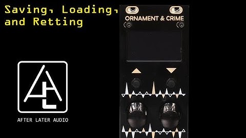 Ornament and Crime: Saving, Loading, and Resetting both Firmware