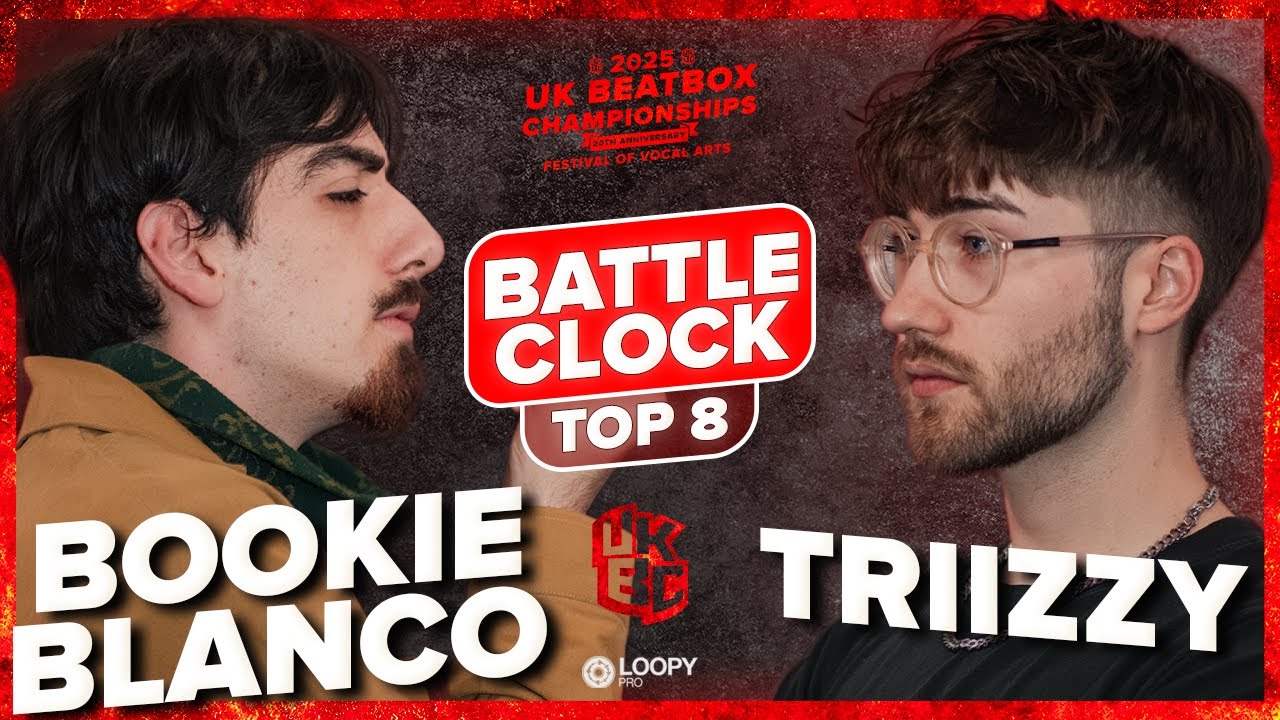 Bookie Blanco 🇫🇷 vs Triizzy 🇩🇪 | UK Beatbox Championships 2025 | Battle Clock Quarter Final