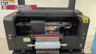 Printing and presentation of APEX SJB A3 UV DTF Printer