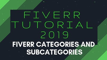 Fiverr Categories and SubCategories | Fiverr Tutorial 2019 | Ace It With Ava