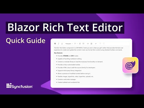 Blazor Rich Text Editor: The Ultimate Feature Walkthrough