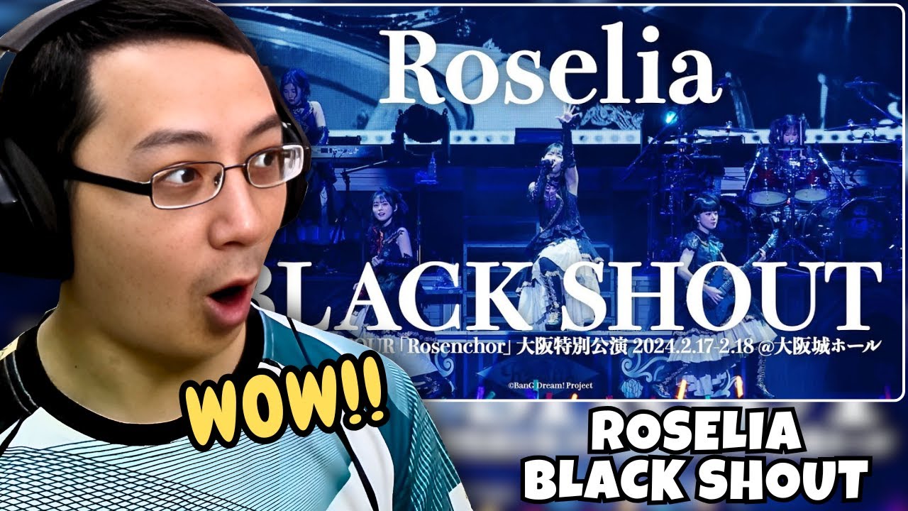 First Time Reaction To BanG Dream! Roselia 'BLACK SHOUT' LIVE | REACTION