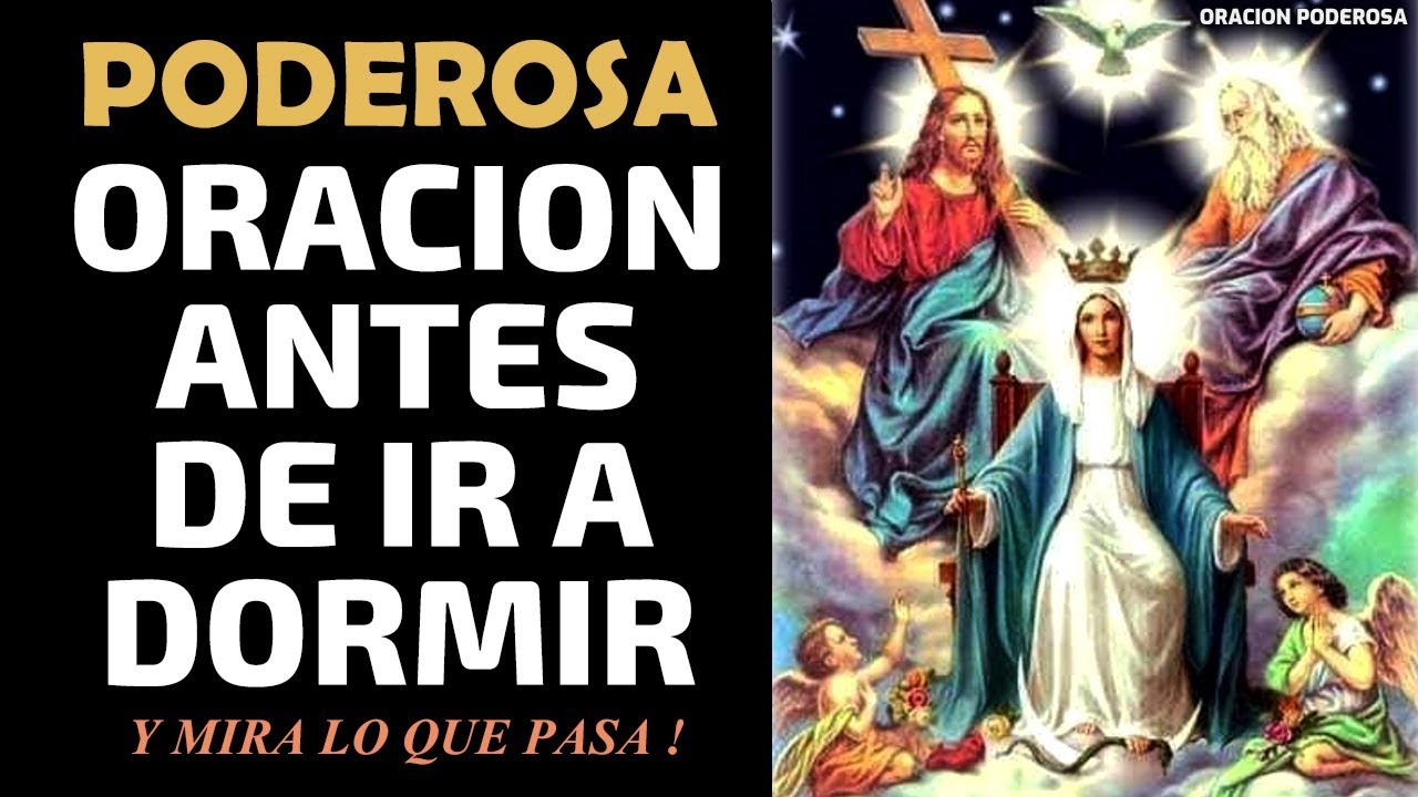 Escucha esta Poderosa Oración antes de dormir y mira lo que pasa! - YouTube