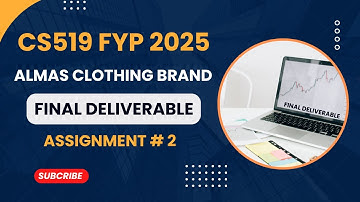 CS519 FYP 2025 | Almas Clothing Brand | Complete Final Deliverable | Fall 2025