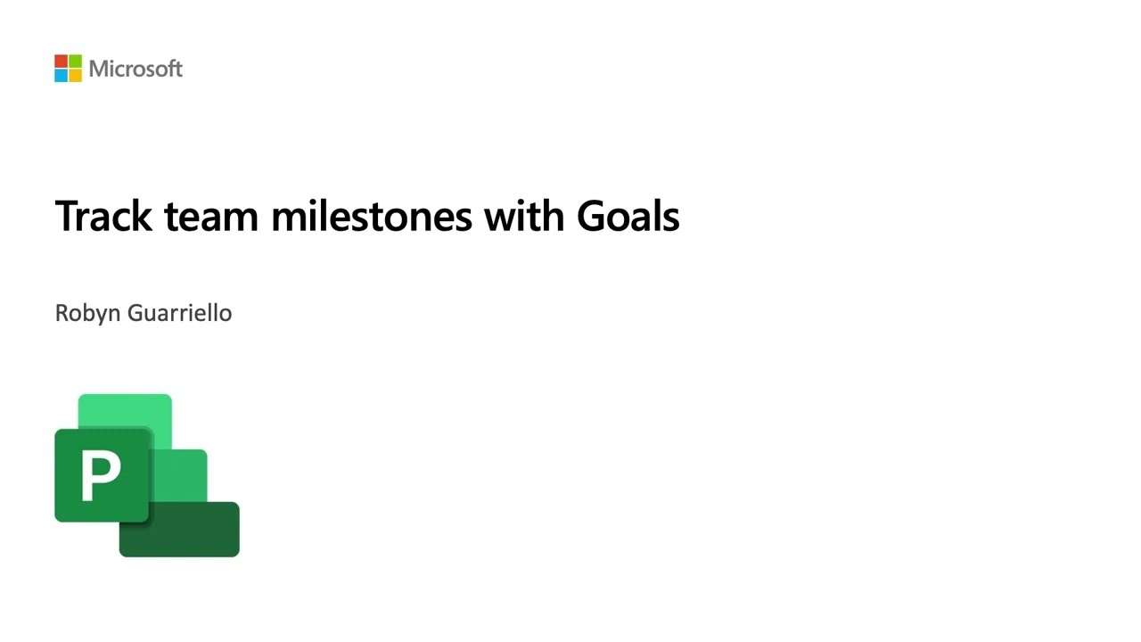 Track Team Milestones with Goals