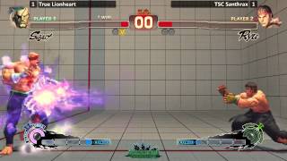 USF4 Losers Finals @ Paradise Found - True Lionheart vs TSC Santhrax [720p/60fps]