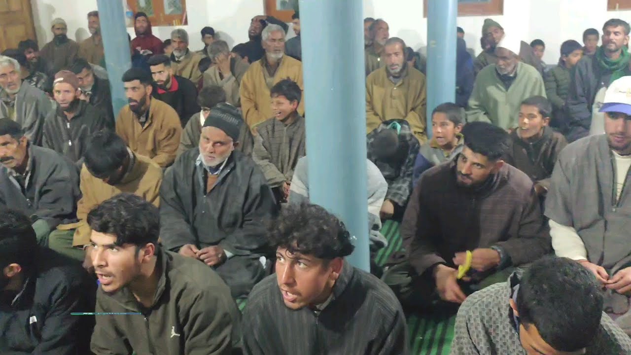 Moulana Syed Tanveer Tantaripora At Zadi Mohalla Pattan GM MEDIA CELL