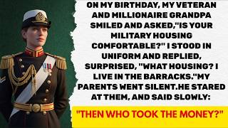 On my birthday, my millionaire grandpa asked,“Is your military housing comfy ”I said,“What housing ”