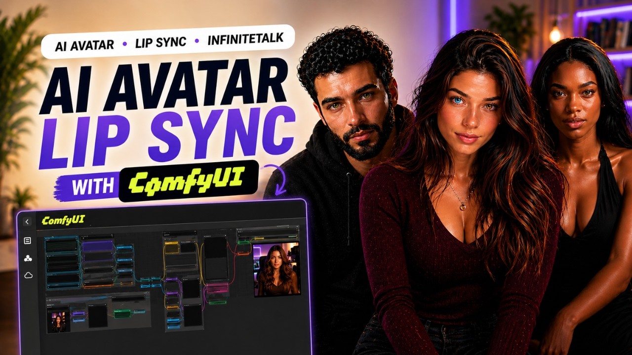 AI Talking Head Videos With Perfect Lip Sync (ComfyUI + InfiniteTalk)