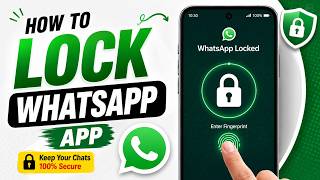 How to Lock WhatsApp Account | Lock WhatsApp with Fingerprint & Password screenshot 3