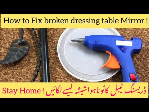 Diy How To Fix Broken Glass Mirror At Home Stay Dressing Table With Repair You Diy How To Fix Broken Glass Mirror, How To Repair Dressing Table Mirror