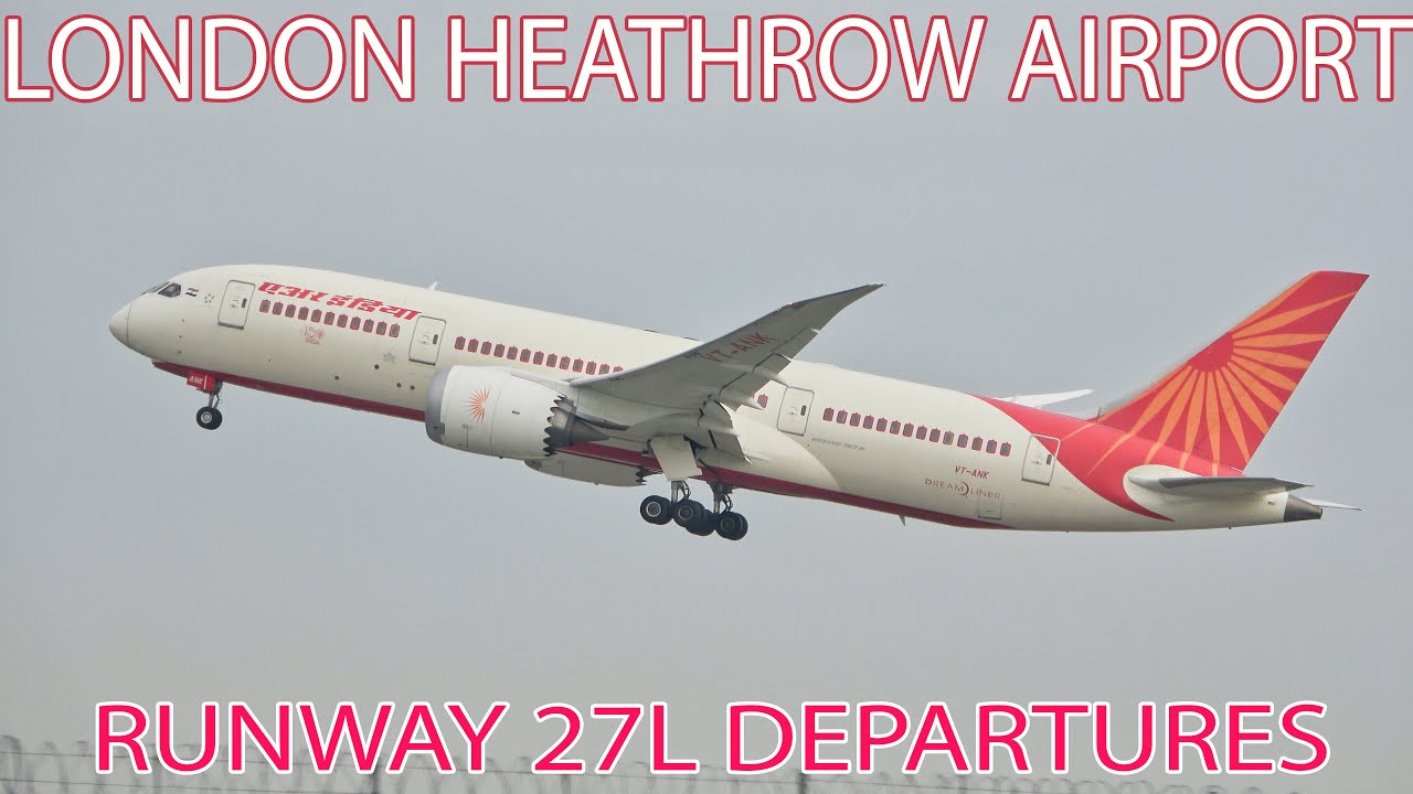 London Heathrow Airport Plane Spotting 2021 | Runway 27L Departures