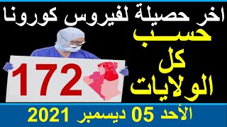عاجل: اخر مستجدات فيروس كورونا في الجزائر حسب 48 ولاية وبالتفصيل  اليوم الأحد 05 ديسمبر 2021
