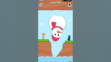 Slice Snowman☃️to save funny Game Ever🤣✨ #shorts #shortsfeed #slicetosave #funny #gaming #viral #fyp