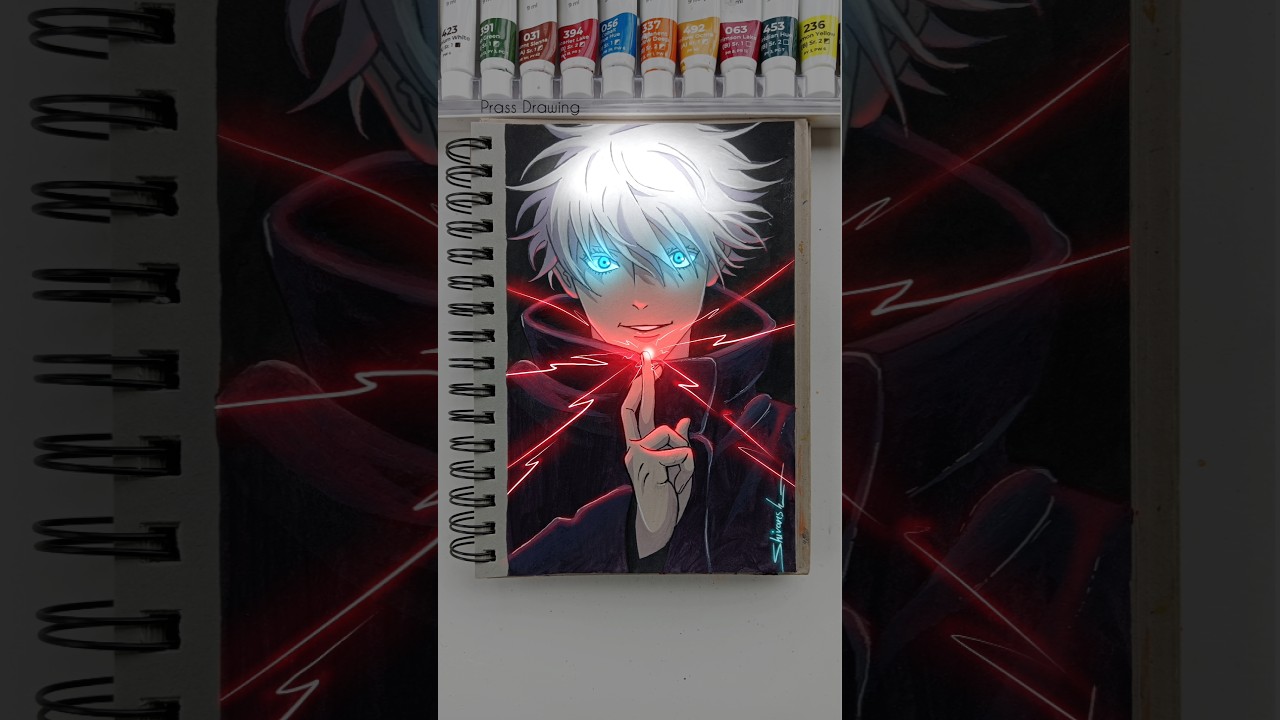 Gojo Satoru Domain Expansion drawing. 