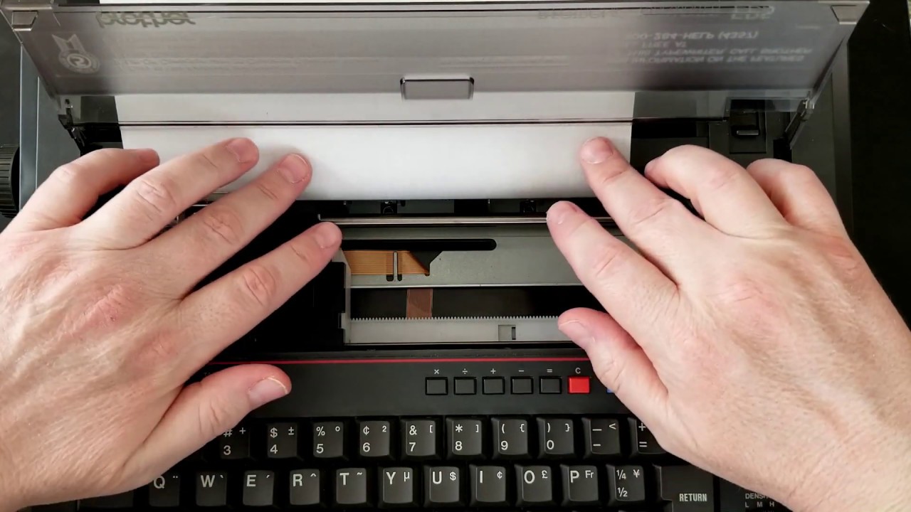 Brother EP5 Thermal Typewriter InDepth Review (Typewriter Community