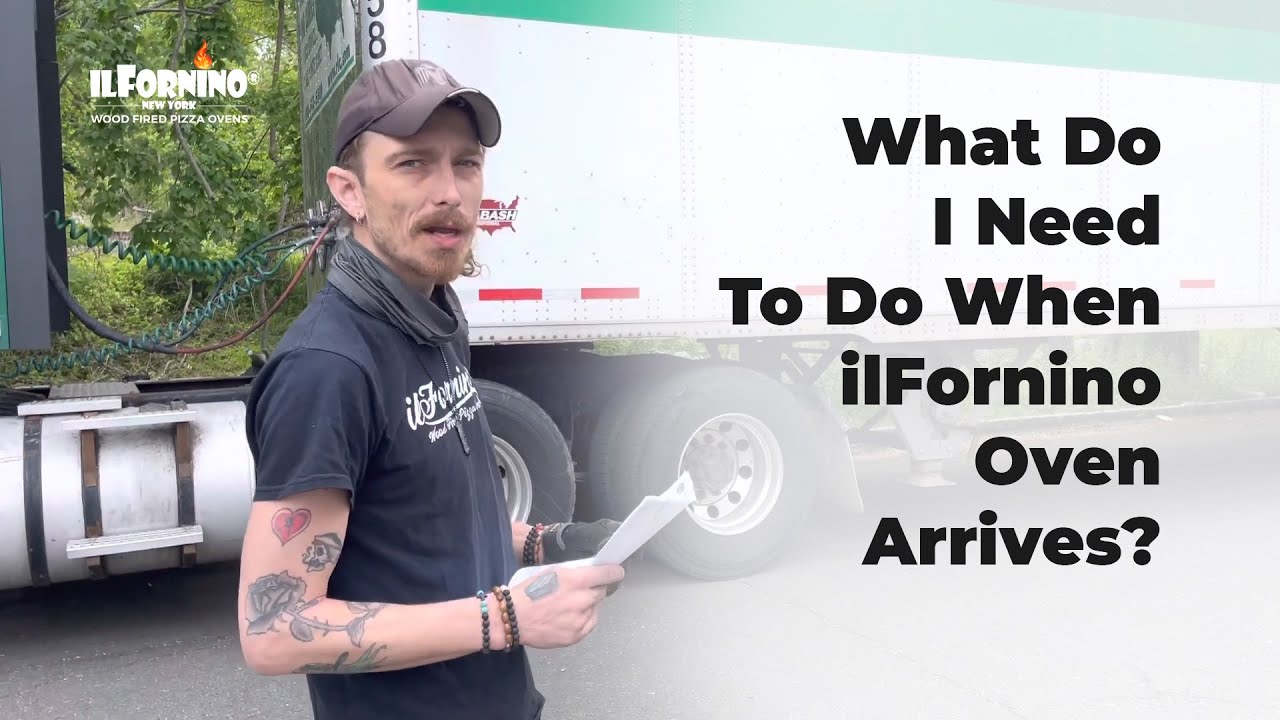 What do I need to do when the ilFornino wood-fired oven arrives? - YouTube