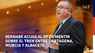 El PP acusa al PSOE de mentir sobre la línea de tren entre Cartagena, Murcia y Albacete | La 7