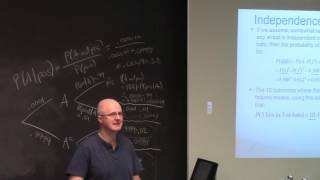 Intro Statistics, Lect 13B, Bayes' Theorem, Binomial Random Variables, Poisson Random Variables