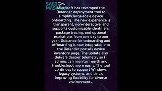 Microsoft eases device onboarding to Defender for IT admins