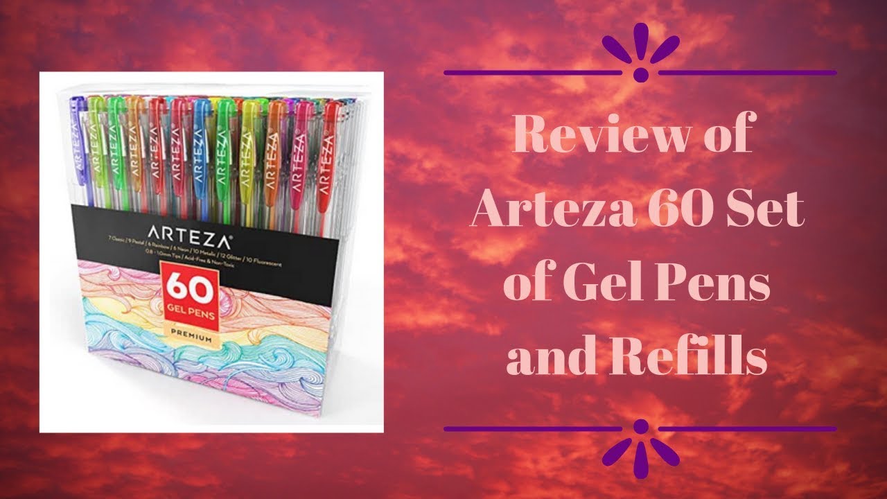 Arteza Gel Ink Pens (Set of 60)