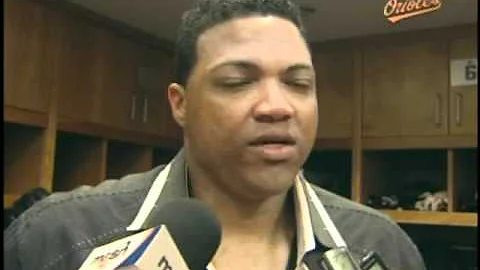 Alfredo SImon discusses his eight-inning outing in Tuesday night's 8-1 win