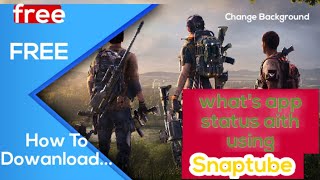 How to download any whats app status with snap tube screenshot 5
