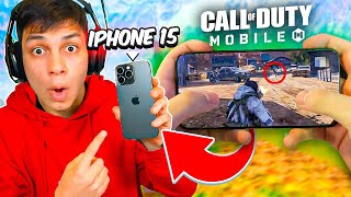 ASI ES CALL OF DUTY MOBILE EN EL IPHONE 15 PRO MAX DE $30,000 *épico*