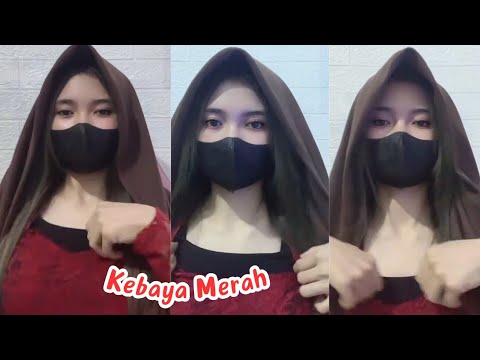 BIGO LIVE 2024 HIJAB CANTIK KEBAYA MERAH