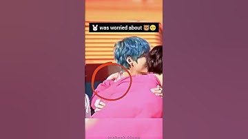Jungkook was about to fall 🐰😱 just to protect Taehyung 😢‼️ #shorts #taekook #ytshorts