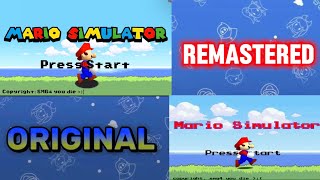 SMG4/R64: Mario Simulator Original Vs Remastered (Comparison)
