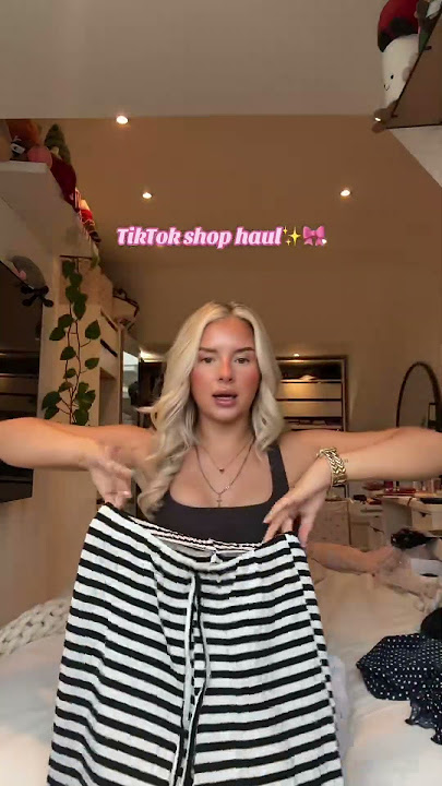 TikTok shop haul ✨🤍🎀 you loveeee these!! Try on?🧚🏼#short#shorts#leilapeakuoimi